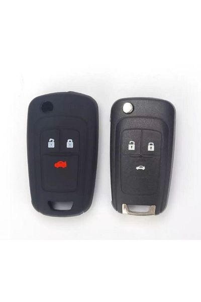 Opel Astra Insignia Corsa 3 Key Silicone Key Protection Case Black Color