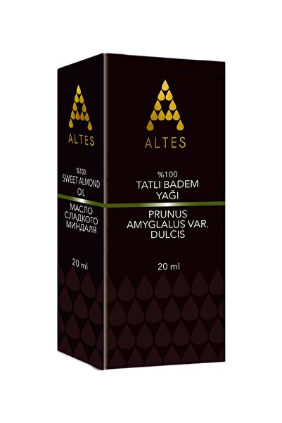 altes %100 Saf Tatlı Badem Yağı / Sweet Almond Oil / Soğuk Sıkım 20ml Ym22tb0101