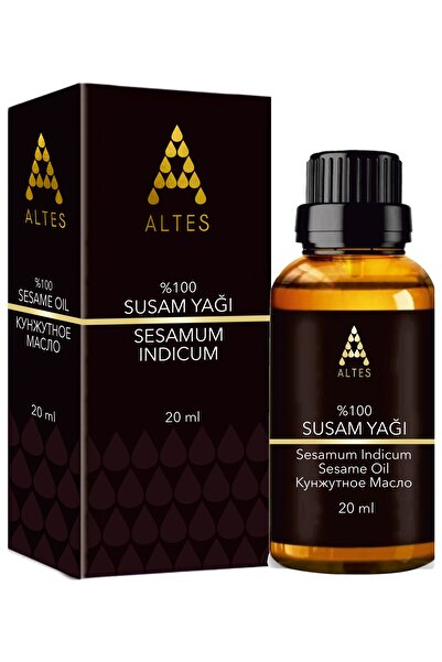 altes %100 Saf Susam Yağı / Sesame Oil / Soğuk Sıkım 20ml Ym24ssm0101