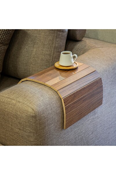 Portable Sofa Table - Walnut