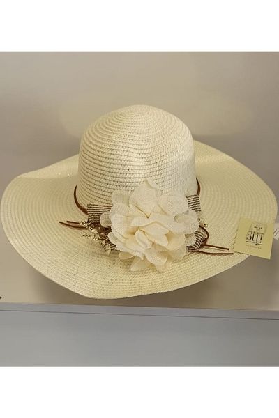 SUYİTTİ Arıcı Store New Season Cream Colored Straw Hat