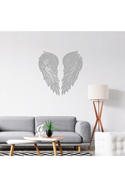 Colorfull Worlds Angel Wings Melek Kanatları Metal Duvar Dekoru - Ev Ofis Hed...
