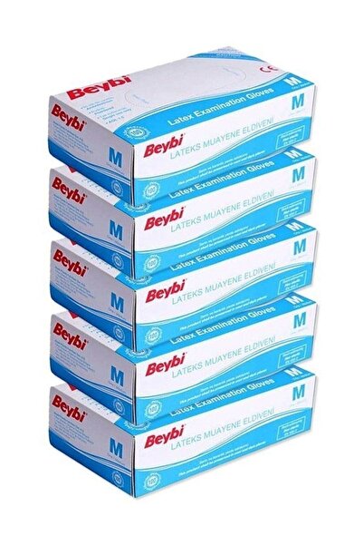 Beybi Pudralı Lateks Medium Beden 5 Paket