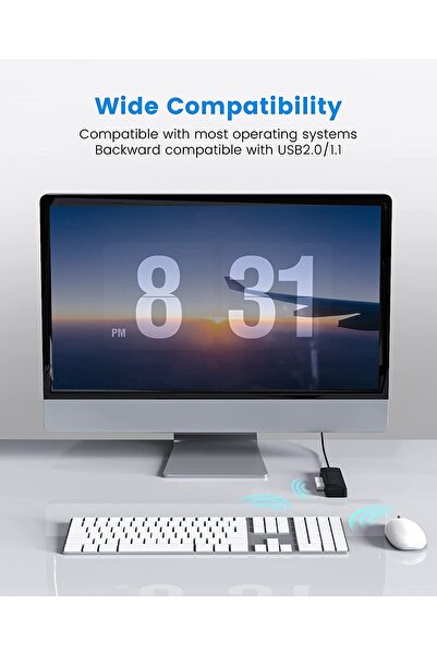 Orico 4 Port Usb Ultra Slim Çoklayıcı Hub, Siyah, Fl02