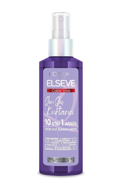 ELSEVE Sarı Saç Kurtarıcı Mor Sıvı Bakım Kremi-röfleli Saçlar