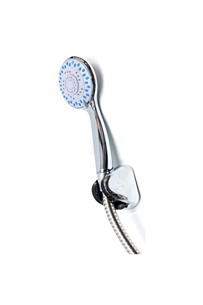 Lorin Askılı Komple Duş Seti 5 Fonksiyonlu Spiralli Hortumlu Duvar Askı Aparatlı Set