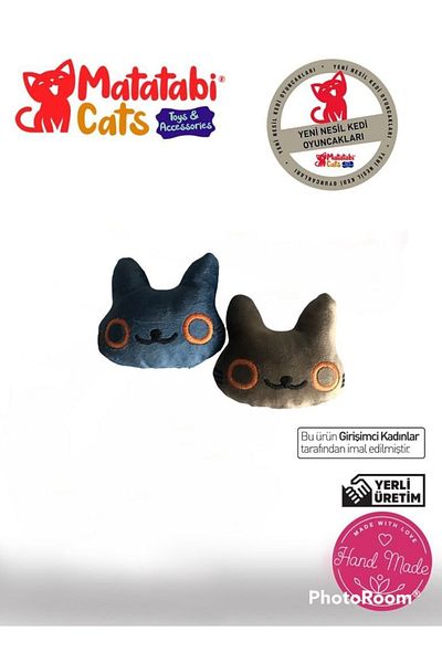 MATATABİ CATS Caty Plush Cat Toy - Rattles, Matatabi Content