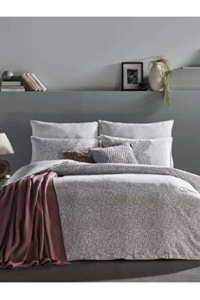 Doqu Home Poly Cotton Candy Nevresim Takımı Tek Kişilik - Gri