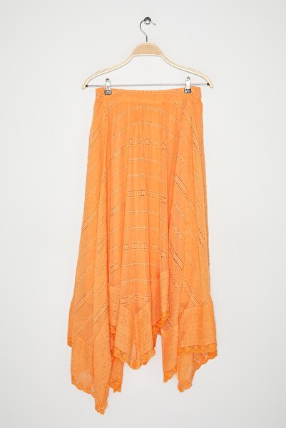 İpekyol Skirt - Orange - Midi