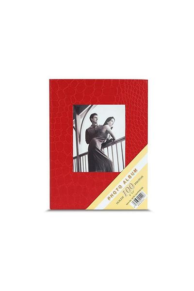 Rabsev 10x15cm Leather Photo Album with 100 Photo Capacity and Luxury Window