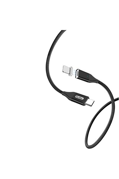 Go-Des Go Des Uc-505 Magnetik Lightning Pd Kablo 3a Mıknatıslı Şarj Kablosu 1...