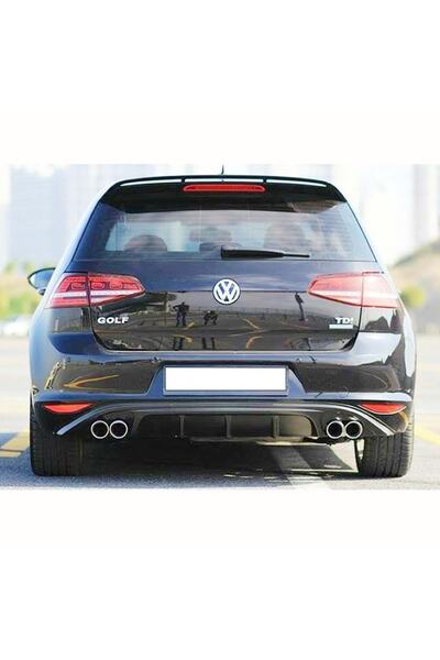 MKG Vw Golf 7 Uyumlu Sport Difüzör Piano Black Çıkışsız 2012 2013 2014 2015 2...