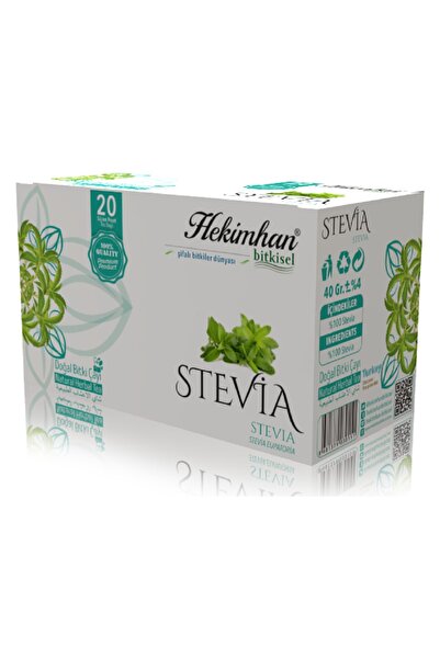 hekimhan bitkisel şifalı bitkiler dünyası Stevia Çay 20 Li