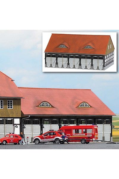 Busch 1:87 Ho Model Fire Station