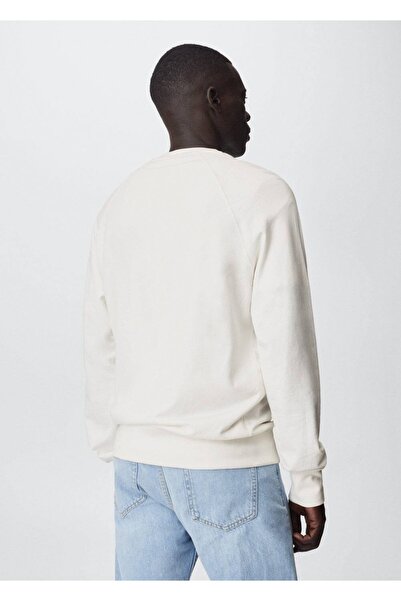MANGO Man Pamuklu Hafif Sweatshirt