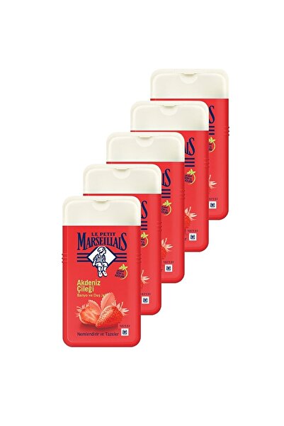 Le Petit Marseillais Shower Gel Strawberry 250 ml Set of 5