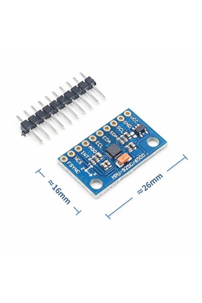 Genel Markalar Mpu 9250 Gy-6500 9 Eksen Gyro Ivme Ölçer Manyetometre Sensör M...