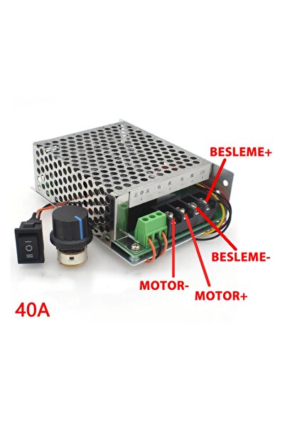 Genel Markalar 40a 50v Dc Motor Hız Kontrol Devresi Ayarlanabilir Motor Sürücü