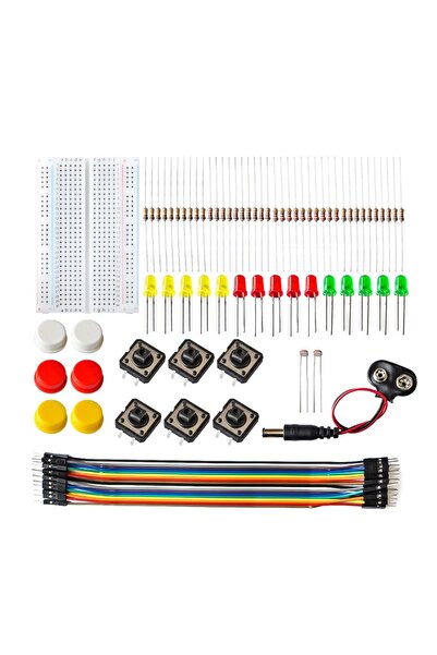 Genel Markalar Elektronik Başlangıç Seti Arduino Starter Kit Breadboard Led