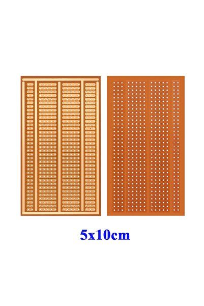 Genel Markalar 5x10cm Pertinaks Delikli Plaket Tek Yüzlü Pcb Proto Prototip Devr