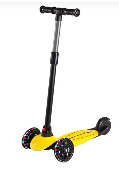 Cool Wheels 3 Tekerlekli Frenli Led Işıklı Boy Ayarlanabilir Çocuk Scooter