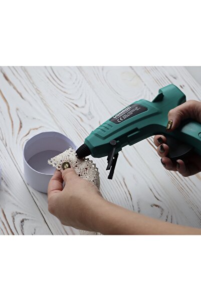 VONROC Tetikli Kalın Sıcak Silikon Tutkal Tabancası - 70w - Dahil. 56 Tutkal Çubukları