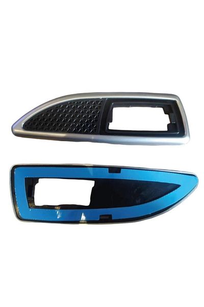 MEPARTS Opel Astra H - J compatible Fender Signal Frame Set Chrome Black