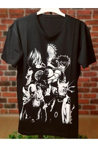 Touz Satu Moda & Anime Oversize Heroes Unisex T Shirt