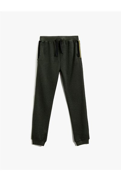 Koton Boy's Belted Pocket Jogger Sweatpants 3wkb40125tk