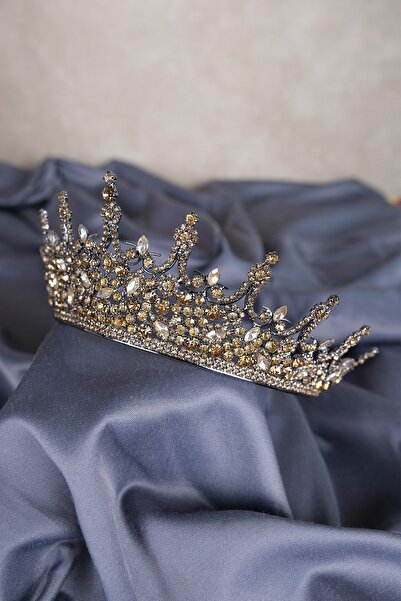 Bride Aksesuar Dünyası Ειδικό στέμμα νυφικής χέννας Leonis Princess Model για...