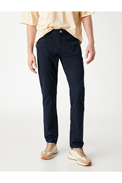 Koton Linen Blend Chino Trousers