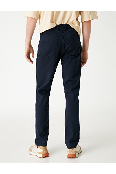Koton Linen Blend Chino Trousers
