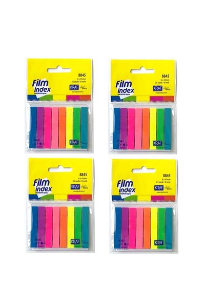 KRAF Film Index 8 Colors - Set of 4