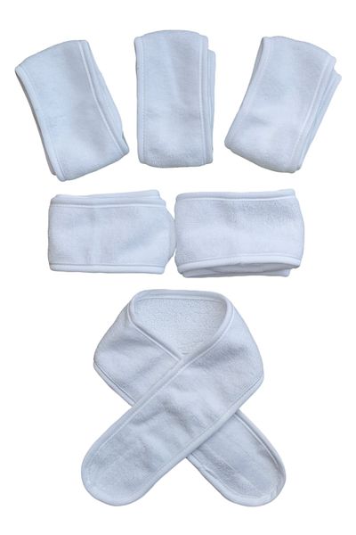 denizlicotton 6 τεμάχια Super Soft Velvet Hair Band