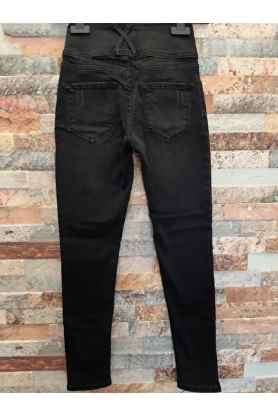 JANES Moda Wanilia High Waist Stretch Fabric Jean Trousers 90 cm