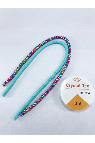 Bride Aksesuar Dünyası Vrste perli Dvobojne Fimo perle Set ribolovne strune 4...