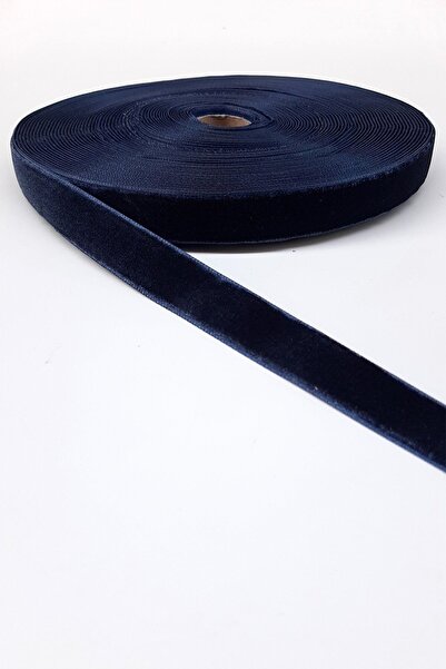 GELD Albastru marin catifea Panglică 2 cm 5 Metri – Panglică
