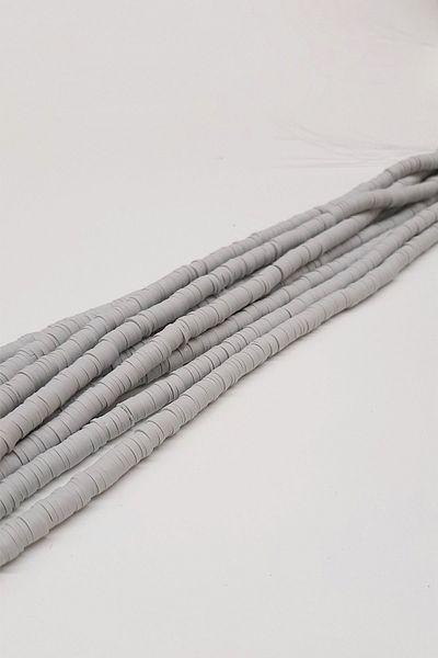 yiğit aksesuar Γκρι χάντρες ζύμης Fimo - Ποικιλία, Fhb-1056