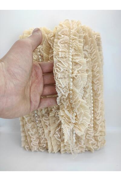 Bride Aksesuar Dünyası Mink Čipka paket perle sa volanima – traka – traka