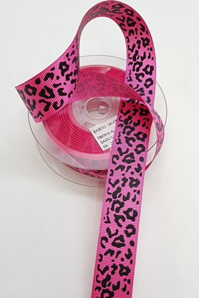 Bride Aksesuar Dünyası Panglică imprimată fucsia cu model leopard 2,5 cm – Pa...