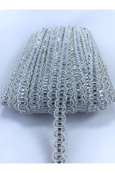 Bride Aksesuar Dünyası Piatră de apă cu detalii argintii și negre – Bandă dec...