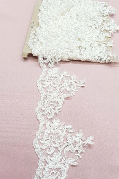 Bride Aksesuar Dünyası Panglică decorativă Accesoriu Cremă French Guipure dan...