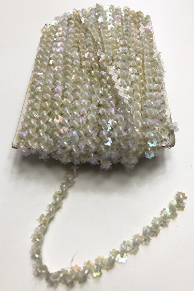 Bride Aksesuar Dünyası Κορδέλα με Κεντημένες Χάντρες 1 εκ. - bıs-1045 – Διακο...