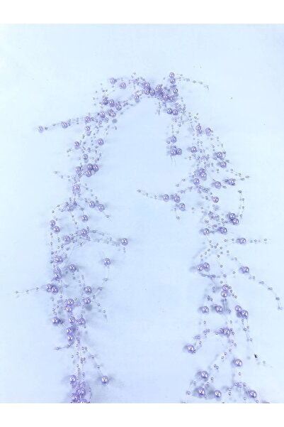 Bontex Κρεμαστό Φωτιστικό Περλέ Χρώματος Λιλά 1 Μέτρο – Διακοσμητική Λωρίδα