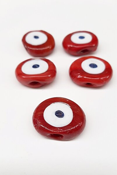FdayAksesuar Sortiment de mărgele Ochi de vacă roșu, mărgele pentru ochi rău ...