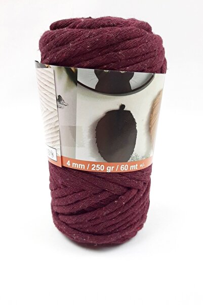 Bride Aksesuar Dünyası Șnur de croșetat Burgundy 1 bucată – Material artizanal