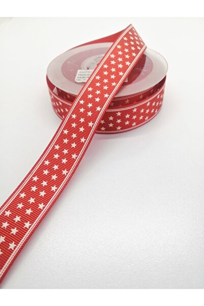Bride Aksesuar Dünyası Panglică Grosgrain Steaua Roșie 2,5cm 2 metri – Panglică