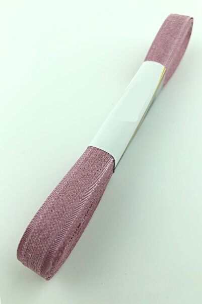 Bride Aksesuar Dünyası Panglică cu efect de catifea Dusty Rose 1 Cm – Panglică