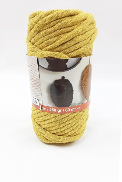 Bride Aksesuar Dünyası Fir de croșetat galben închis – Fir de tricotat