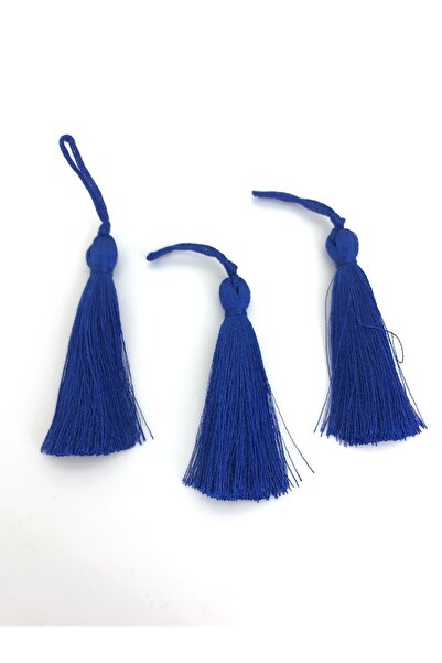 Bride Aksesuar Dünyası μπλε κοβαλτίου Μπλε Φούντα 7 εκ. 5 Τεμάχια – Διακοσμητ...